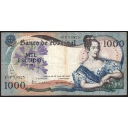 Portugal - Pick 172a_a2 - 1'000 escudos - Série LHF - 19/05/1967 - Etat : TB