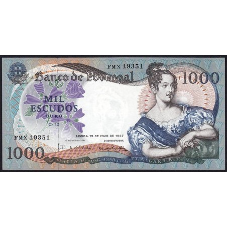 Portugal - Pick 172a_a6 - 1'000 escudos - Série FMX - 19/05/1967 - Etat : NEUF