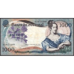 Portugal - Pick 172a_a7 - 1'000 escudos - Série KDM - 19/05/1967 - Etat : TTB
