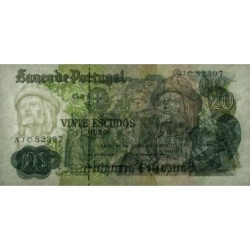 Portugal - Pick 173_a1 - 20 escudos - Série ACJ - 21/06/1971 - Etat : SUP