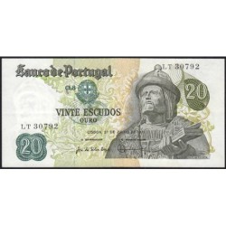 Portugal - Pick 173_a2 - 20 escudos - Série LT - 21/06/1971 - Etat : SUP+
