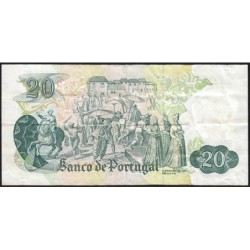 Portugal - Pick 173_a5 - 20 escudos - Série AGK - 21/06/1971 - Etat : TB+