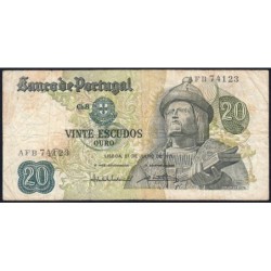 Portugal - Pick 173_b3 - 20 escudos - Série AFB - 21/06/1971 - Etat : TB-