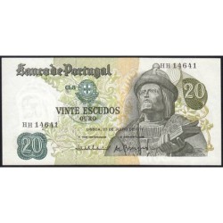 Portugal - Pick 173_b4 - 20 escudos - Série HH - 21/06/1971 - Etat : SPL+