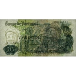 Portugal - Pick 173_b4 - 20 escudos - Série HH - 21/06/1971 - Etat : SPL+