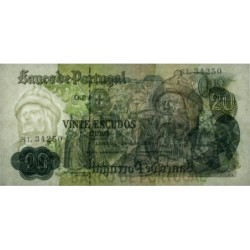 Portugal - Pick 173_b5 - 20 escudos - Série SL - 21/06/1971 - Etat : pr.NEUF