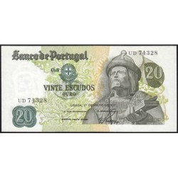 Portugal - Pick 173_c1 - 20 escudos - Série UD - 21/06/1971 - Etat : SPL