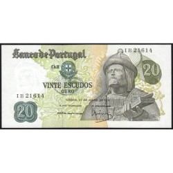 Portugal - Pick 173_c5 - 20 escudos - Série IB - 21/06/1971 - Etat : NEUF