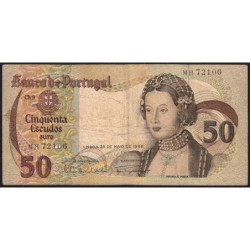 Portugal - Pick 174a_1 - 50 escudos - Série MH - 28/05/1968 - Etat : TB-