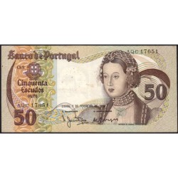 Portugal - Pick 174b_4 - 50 escudos - Série AQC - 01/02/1980 - Etat : TTB