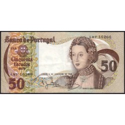 Portugal - Pick 174b_5 - 50 escudos - Série AMF - 01/02/1980 - Etat : TTB+
