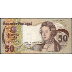 Portugal - Pick 174b_9 - 50 escudos - Série QF - 01/02/1980 - Etat : TTB