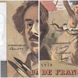 F 69-01e - 1978 - 100 francs - Delacroix - Série Z.8 - Etat : TTB