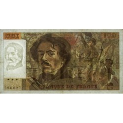 F 69-01h - 1978 - 100 francs - Delacroix - Série L.9 - Etat : TB