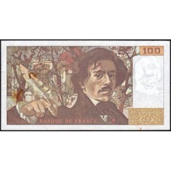 F 69-02c - 1979 - 100 francs - Delacroix - Série L.15 - Etat : TTB