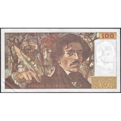 F 69-02c - 1979 - 100 francs - Delacroix - Série K.17 - Etat : TTB