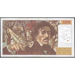 F 69-03 - 1979 - 100 francs - Delacroix - Série Y.19 - Etat : TB