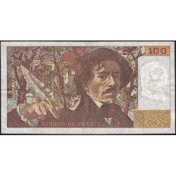 F 69-04a - 1980 - 100 francs - Delacroix - Série S.25 - Etat : TB+