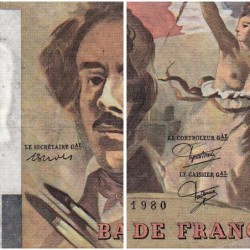 F 69-04a - 1980 - 100 francs - Delacroix - Série S.25 - Etat : TB+