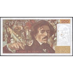 F 69-04a - 1980 - 100 francs - Delacroix - Série G.29 - Etat : TTB+