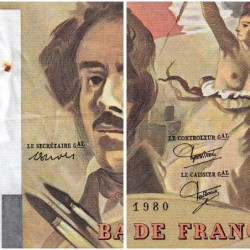 F 69-04a - 1980 - 100 francs - Delacroix - Série P.29 - Etat : TTB