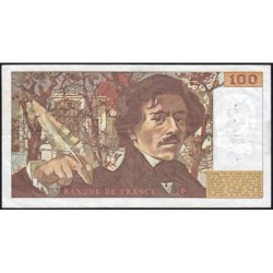 F 69-04a - 1980 - 100 francs - Delacroix - Série Q.29 - Etat : TTB