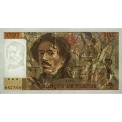 F 69-04a - 1980 - 100 francs - Delacroix - Série C.30 - Etat : TTB