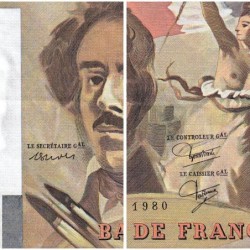 F 69-04a - 1980 - 100 francs - Delacroix - Série O.30 - Etat : TTB+
