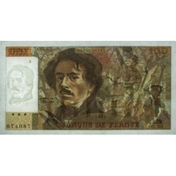 F 69-04a - 1980 - 100 francs - Delacroix - Série O.30 - Etat : TTB+