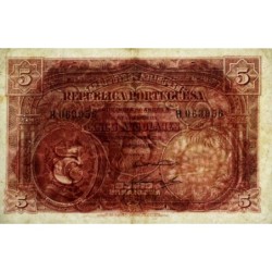 Angola - Pick 66 - 5 angolares - Série H - 14/08/1926 - Etat : TTB