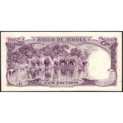 Angola - Pick 89a - 100 escudos - Série 10 Mr - 15/08/1956 - Etat : TTB