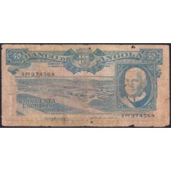Angola - Pick 93 - 50 escudos - Série 6 PF - 10/06/1962 - Etat : B-