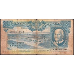 Angola - Pick 93 - 50 escudos - Série 6 SW - 10/06/1962 - Etat : B+