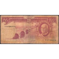 Angola - Pick 94 - 100 escudos - Série 3 rA - 10/06/1962 - Etat : B-