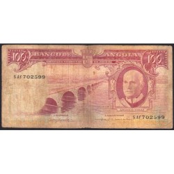 Angola - Pick 94 - 100 escudos - Série 5 Af - 10/06/1962 - Etat : B