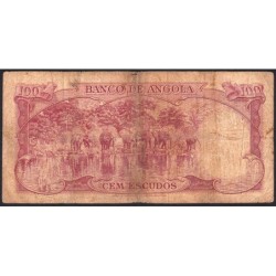Angola - Pick 94 - 100 escudos - Série 5 Af - 10/06/1962 - Etat : B