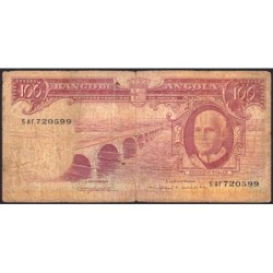 Angola - Pick 94 - 100 escudos - Série 5 Af - 10/06/1962 - Etat : B-