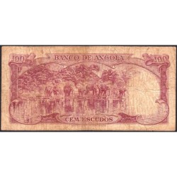 Angola - Pick 94 - 100 escudos - Série 5 Fi - 10/06/1962 - Etat : B+