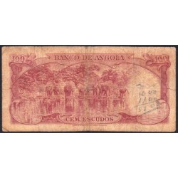 Angola - Pick 94 - 100 escudos - Série 6 So - 10/06/1962 - Etat : B
