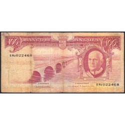 Angola - Pick 94 - 100 escudos - Série 8 Mo - 10/06/1962 - Etat : B