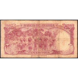 Angola - Pick 94 - 100 escudos - Série 8 Mo - 10/06/1962 - Etat : B