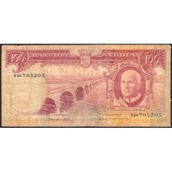Angola - Pick 94 - 100 escudos - Série 9 Un - 10/06/1962 - Etat : B