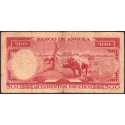 Angola - Pick 95 - 500 escudos - Série 1 Au - 10/06/1962 - Etat : B