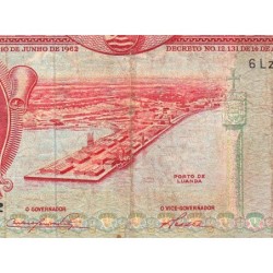 Angola - Pick 95 - 500 escudos - Série 6 Lz - 10/06/1962 - Etat : B