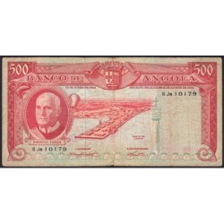 Angola - Pick 95 - 500 escudos - Série 8 Jm - 10/06/1962 - Etat : B+