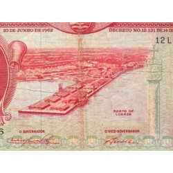 Angola - Pick 95 - 500 escudos - Série 12 Lu - 10/06/1962 - Etat : B