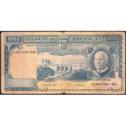 Angola - Pick 96_2 - 1'000 escudos - Série 11 DUE - 10/06/1962 - Etat : B