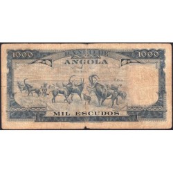 Angola - Pick 96_2 - 1'000 escudos - Série 11 DUE - 10/06/1962 - Etat : B