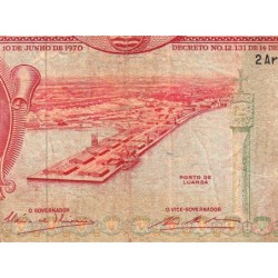 Angola - Pick 97_1 - 500 escudos - Série 2 Aro - 10/06/1970 - Etat : B