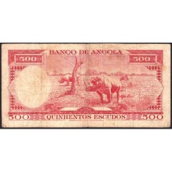 Angola - Pick 97_1 - 500 escudos - Série 2 Ctf - 10/06/1970 - Etat : B+